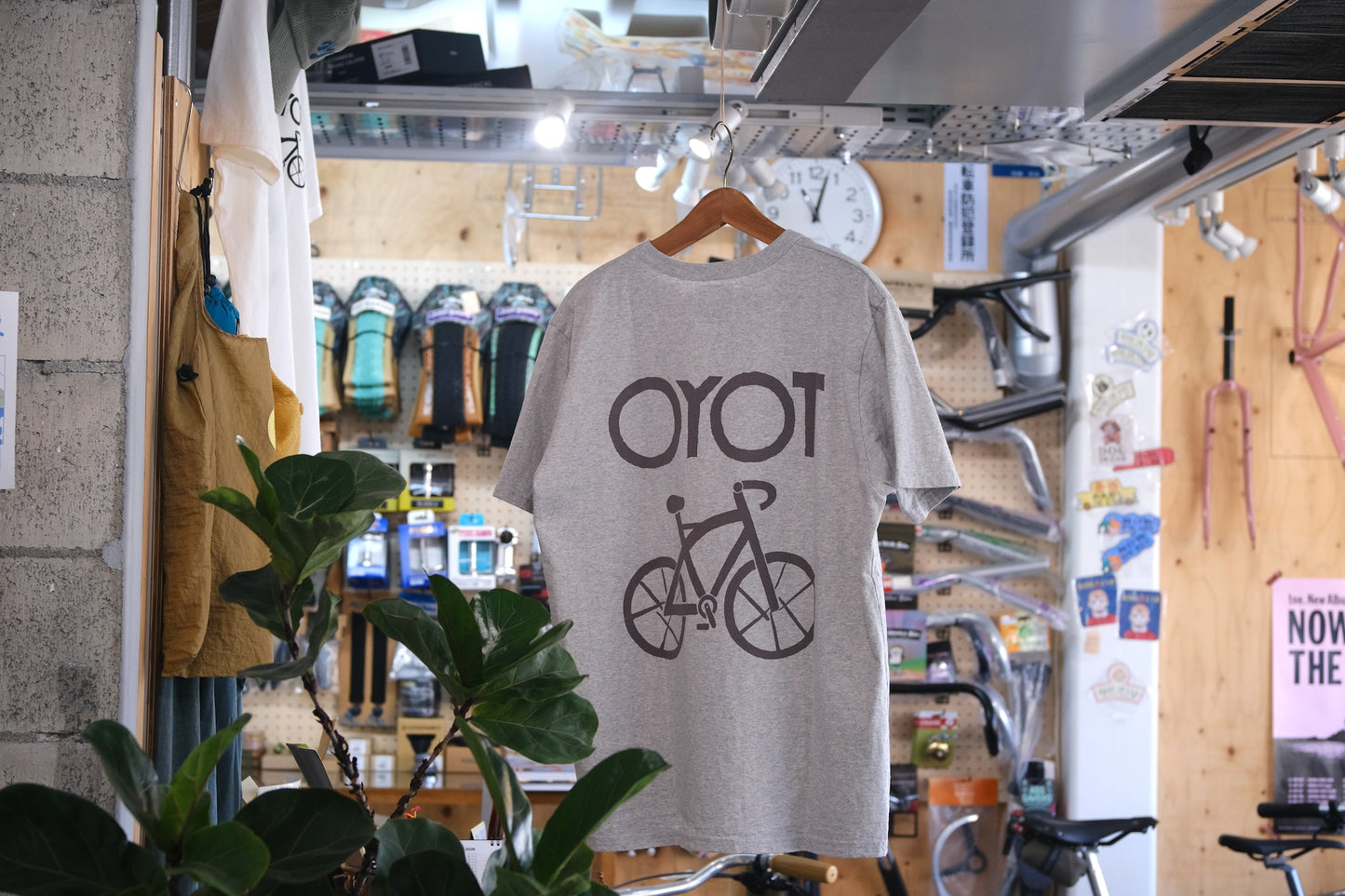 TACOMAFUJI RECORDS OYOT hair/cyclery Tee Designed by Yachiyo Katsuyama