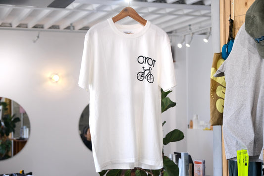 TACOMAFUJI RECORDS OYOT hair/cyclery Tee Designed by Yachiyo Katsuyama